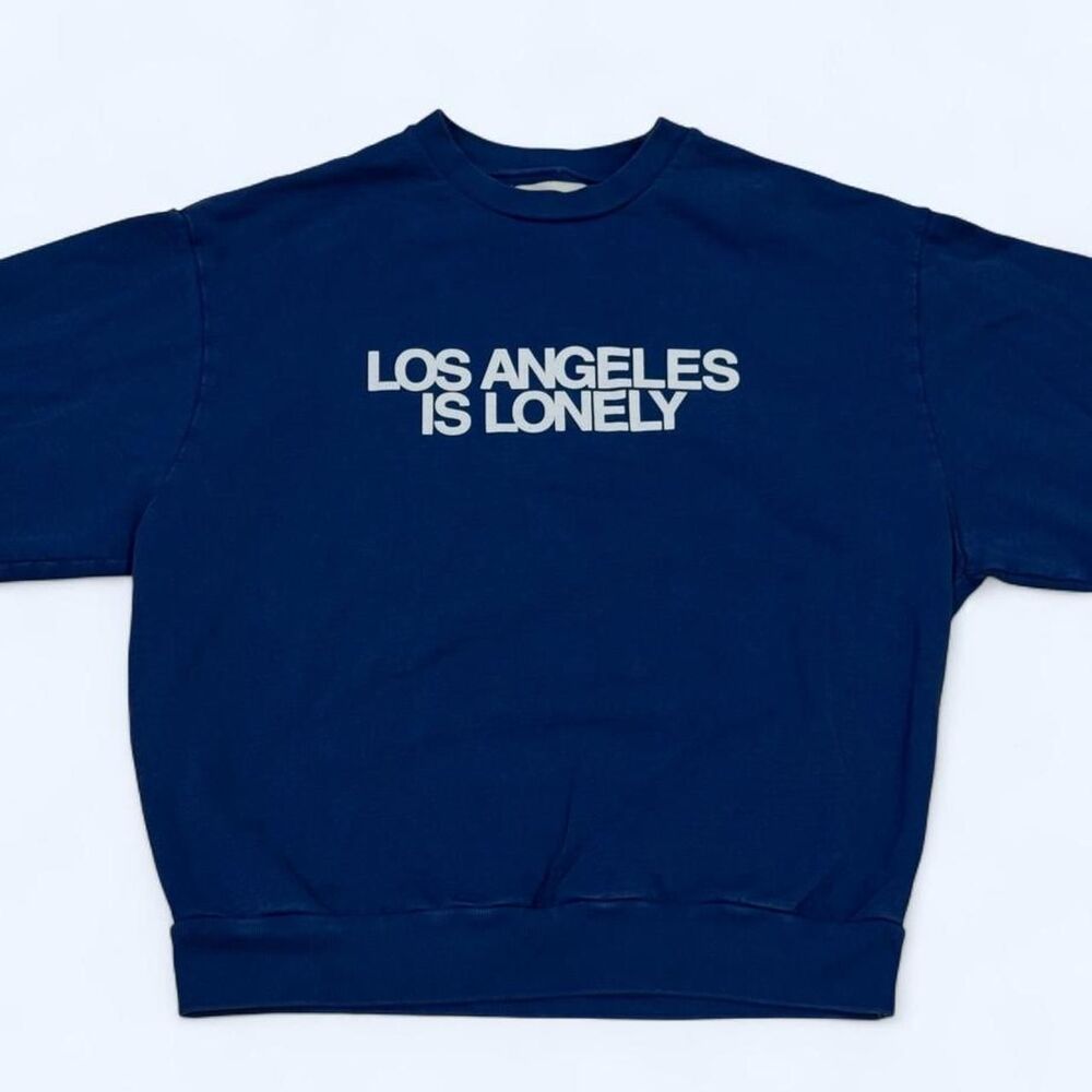 Lonely Ghost “Los Angeles Is Lonely” Crewneck Sweatshirt – Size M